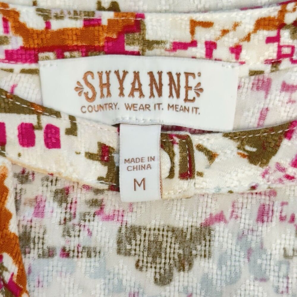 Boho Geometric Pattern Retro Casual Long Sleeve B… - image 8